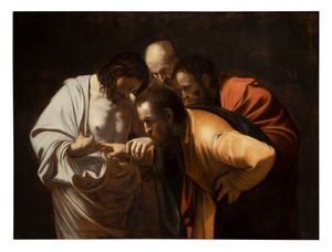 토마스의 불신(교회 버전, 1601년), 피렌체 개인 소장품, 이탈리아