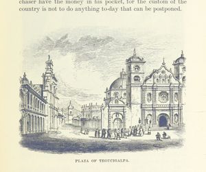 19세기 테구시갈파, 『스페인 아메리카의 수도들』에 실린 그림