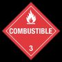 3류: 가연성 (대체 표지판)