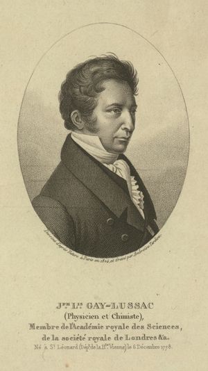 게이뤼삭의 판화 (1824)