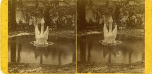 1876년경 조지아주 메이컨에 있는 W.C. 싱글턴의 주택에 있던 얼음 조각