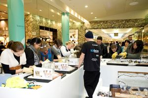 2011 런던 아이스 조각 축제의 아이스 조각 수업