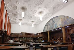 역사적인 열람실 내부