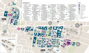 건물 이름이 모두 표시된 캠퍼스 지도