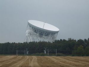 1급 문화재로 지정된 조드럴뱅크 천문대의 러벨 망원경