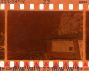 DX 필름 가장자리 바코드