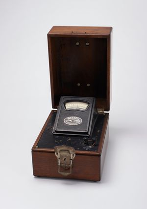 휴대용 케이스에 담긴 웨스턴 검류계