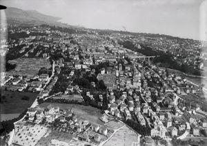 발터 미텔홀저가 250m 상공에서 찍은 항공 사진 (1919)