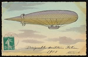 1908년 이탈리아 군용 비행선