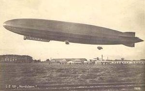 1920년의 노르드슈테른호(Zeppelin LZ 121 Nordstern)