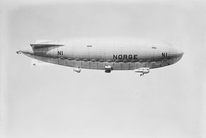 1926년 비행 중인 노르게호(Norge (airship))