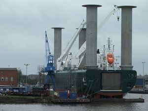 플레트너 로터가 장착된 E-Ship 1