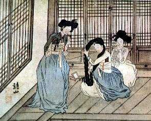 유운홍의 《기녀도》