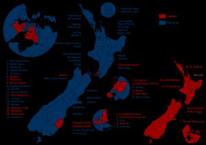 각 선거구에서 가장 많은 득표를 얻은 정당.
