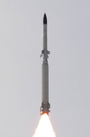 AD-1 미사일을 사용한 대탄도탄 방어 시험의 2단계