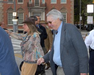 2011년 로빈슨과 그의 아내