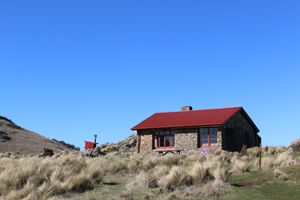 팩호스 헛(Packhorse Hut) 표지판 (2020)