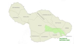 마우이 섬 남동부에 위치한 할레아칼라 국립공원