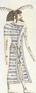 세티 1세의 무덤에 묘사된 고대 리비아인 베르베르인