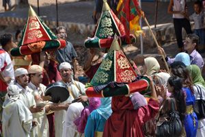 모로코의 베르베르 결혼식