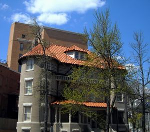 1932년~1933년 미국 체류 당시 그의 사무실로 쓰이던 집(워싱턴 D.C 소재)