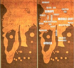 아프리카, 유럽, 중동의 세부 정보.