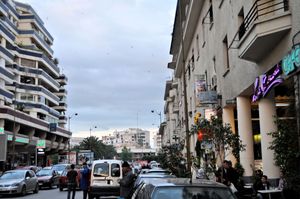 페스의 현대적인 빌 누벨("신도시") 거리