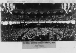 1892년 오하이오주 신시내티에서 열린 전국대회