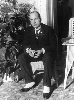 1922년 베니토 무솔리니