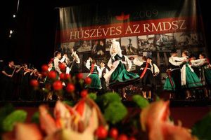 UDMR이 설립 20주년을 기념하는 모습