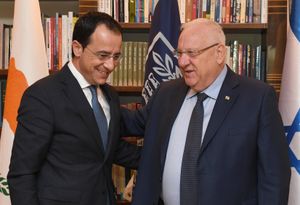 2018년 3월 이스라엘 대통령 레우벤 리블린과의 만남