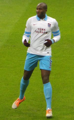 2013년 트라브존스포르에서 뛰는 밤바