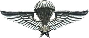 베트남 공화국 수석 강하 훈련사 배지