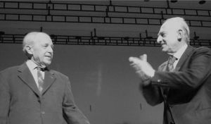 2009년 파리에서 피에르 불레즈와 함께한 폴리니