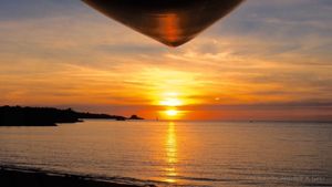 나카도마리, 온나손 일몰 - 오키나와 SUP 스탠드업 패들보드 세션