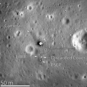 아폴로 11호의 착륙 지역