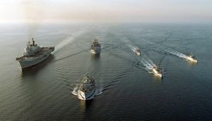 페르시아만에 배치된 제3기뢰대책대대