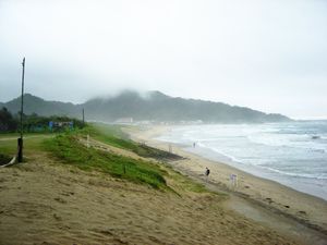 태풍이 지나간 후 이와미 해변