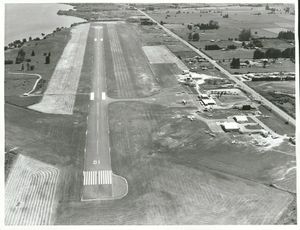 1975년 로토루아 공항 항공 사진