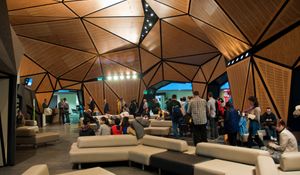 공항 대기실 이미지