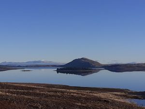 테카포 호수의 모투아리키 섬