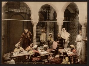 알제의 아랍 자수 학교, 1899년