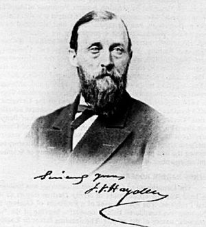 퍼디낸드 V. 헤이든, 1872년 옐로스톤을 국립공원으로 지정하도록 의회를 설득한 미국 지질학자