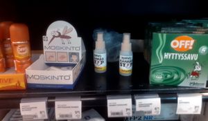 핀란드 상점의 곤충 기피제