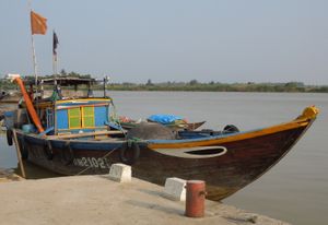 동남아시아에서 강 배의 뱃머리에 그려지는 눈알 무늬는 악어에 대한 방마(防魔)의 의미를 담고 있다고 한다(베트남의 호이안에서).