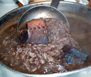 칠성장어 리조또(포르투갈)