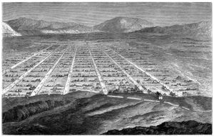 1860년 솔트레이크시티 스케치