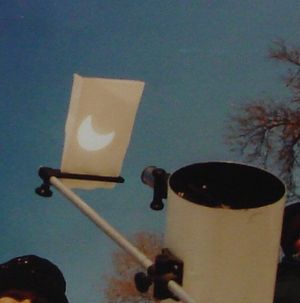 미국 미네소타 미니애폴리스에서의 부분 일식