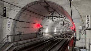 쉴드 터널의 예(사철선 니시야 터널)