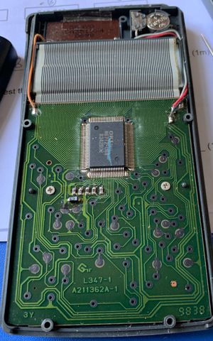 카시오 FX-991s 계산기 내부